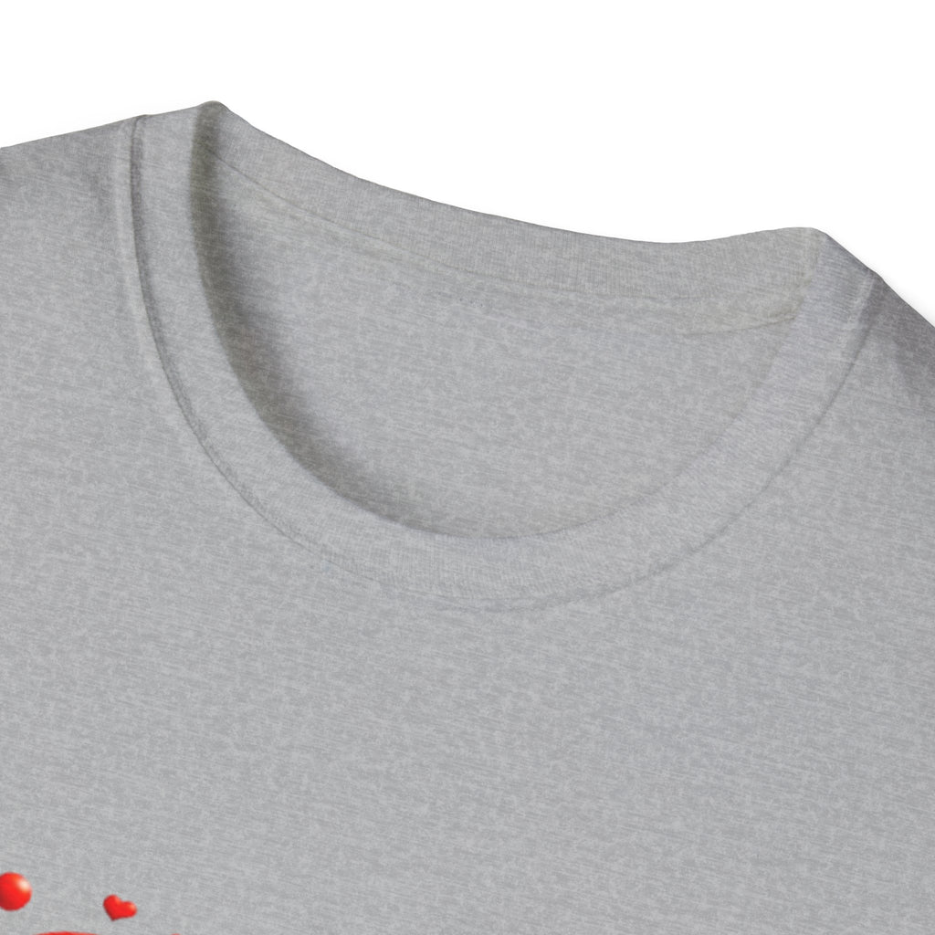 Love Heart T-Shirt — Red 3D 'LOVE' Graphic Valentine's Tee