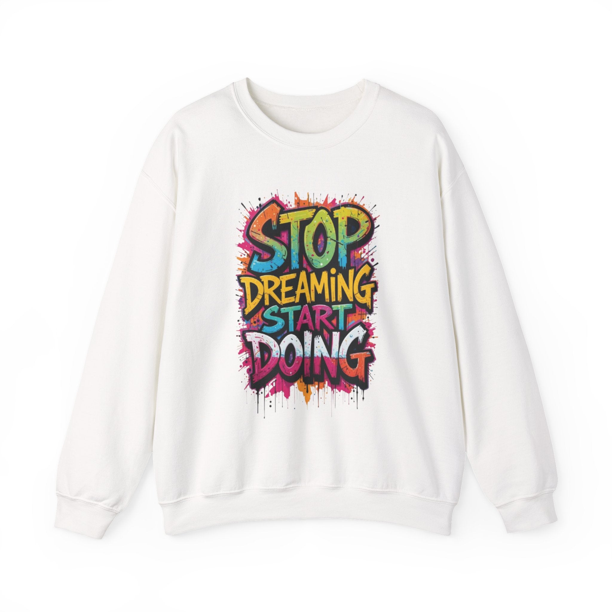 Motivational Quote Crewneck Sweatshirt — Inspiring Everyday Comfort