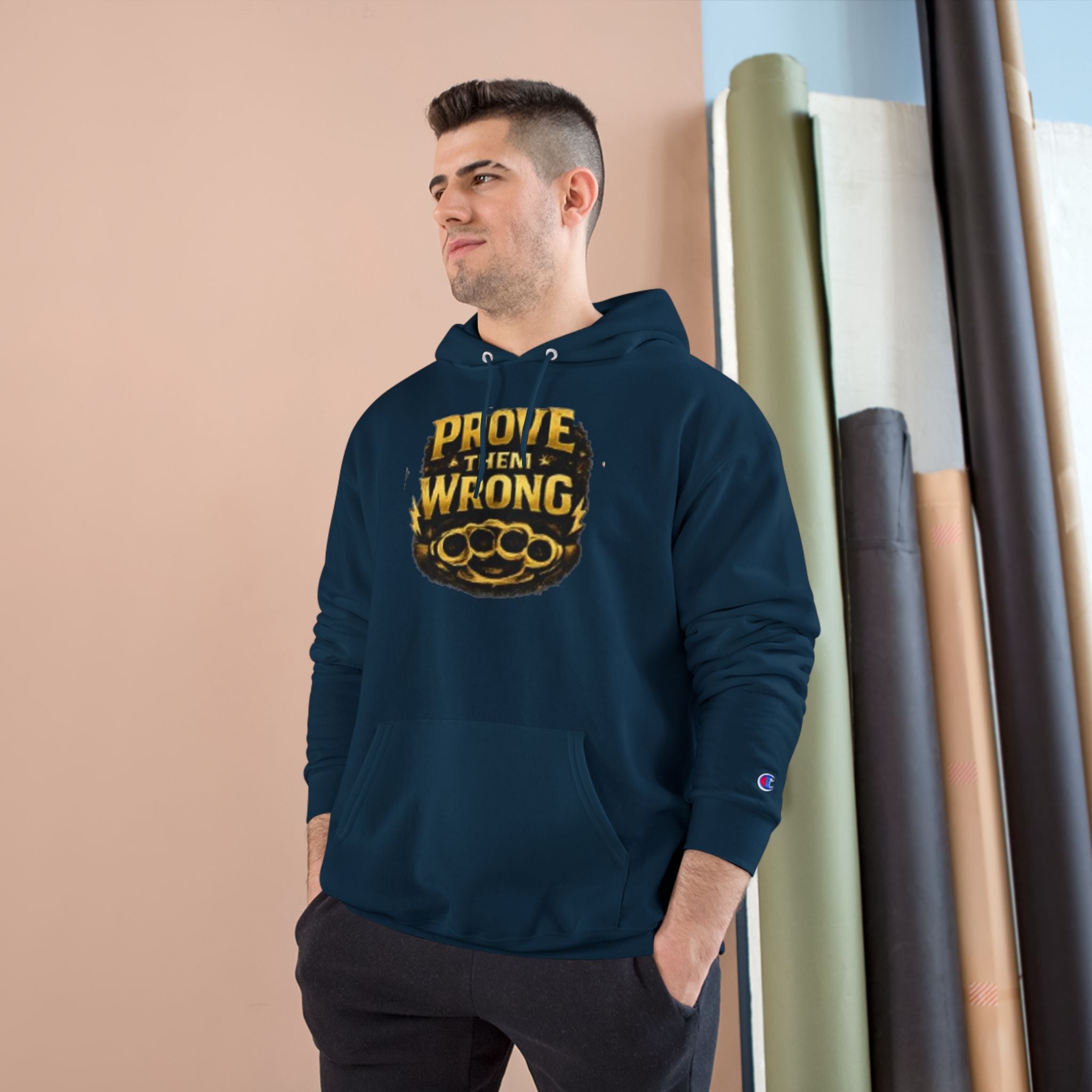 Hoodie — "Prove Them Wrong" Motivational Champion Hoodie