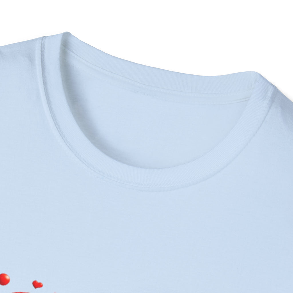 Love Heart T-Shirt — Red 3D 'LOVE' Graphic Valentine's Tee