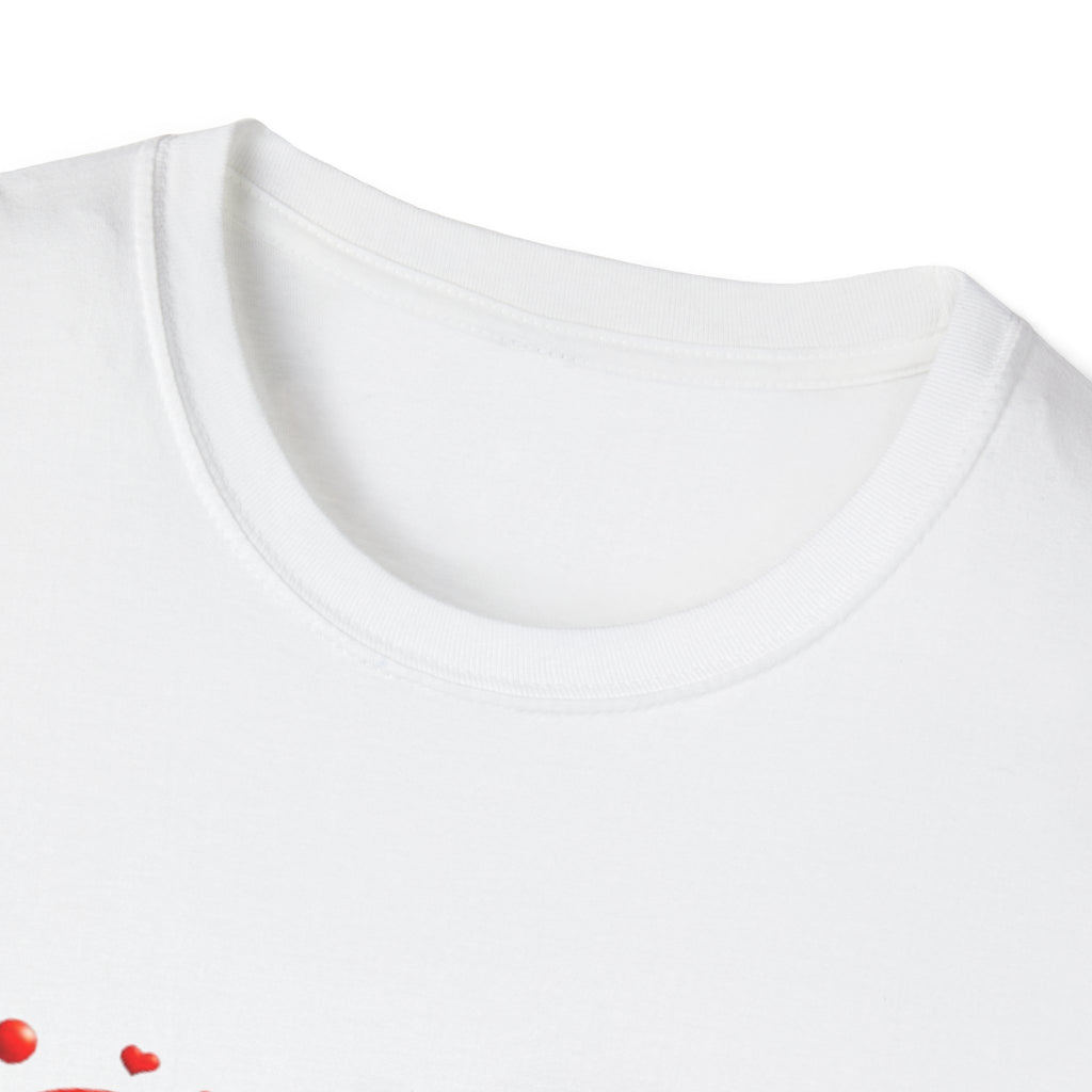Love Heart T-Shirt — Red 3D 'LOVE' Graphic Valentine's Tee