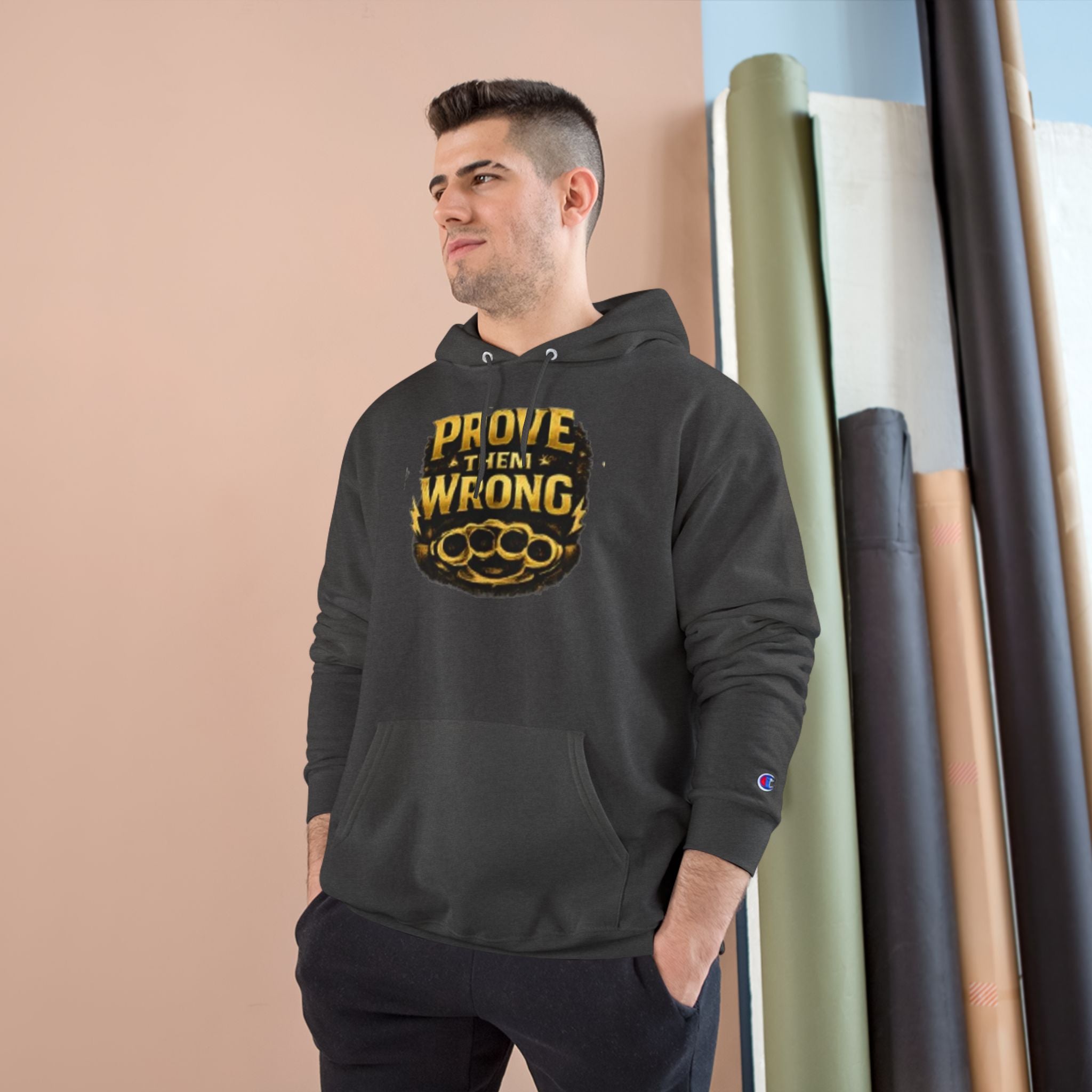 Hoodie — "Prove Them Wrong" Motivational Champion Hoodie