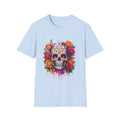 Day of the Dead Sugar Skull T-Shirt — Floral Calavera Tee