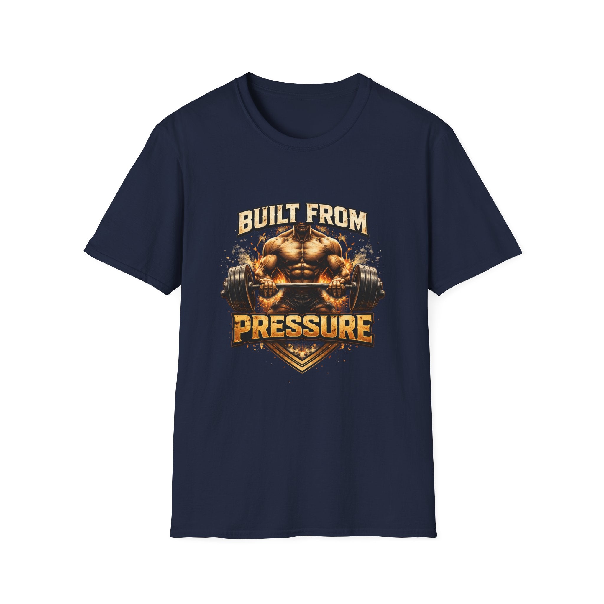 Built From Pressure Muscle Tank Top — Gym Motivation Fitness Shirt
