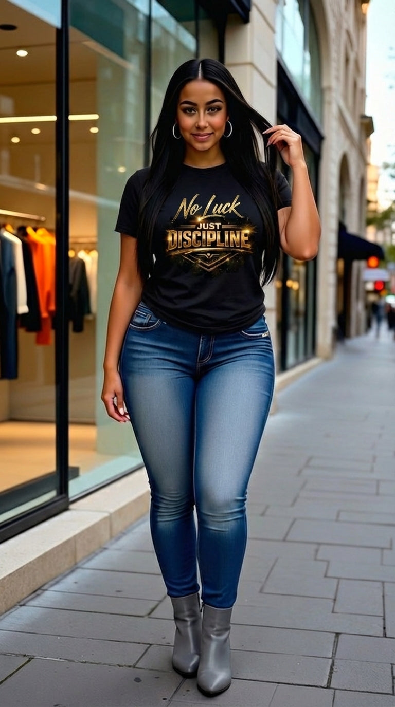 No Luck Just Discipline T-Shirt